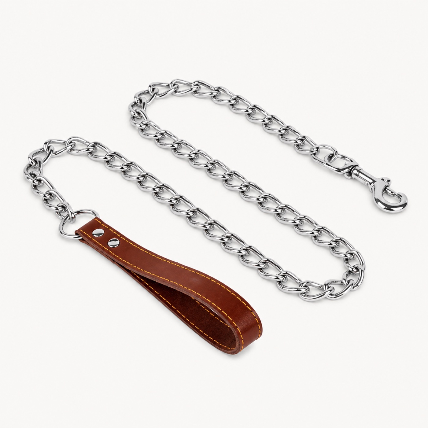 Silver Metal Dog Leash